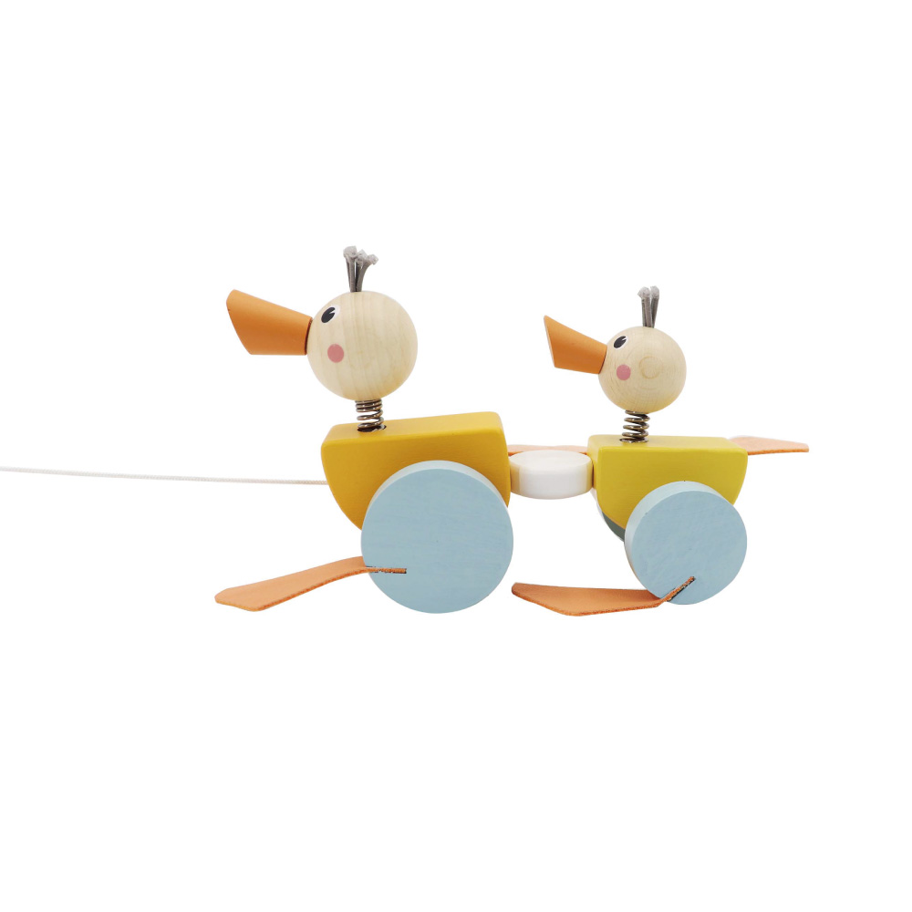 【Adnil LAND】DUCK FAMILY PULL ALONG TOY