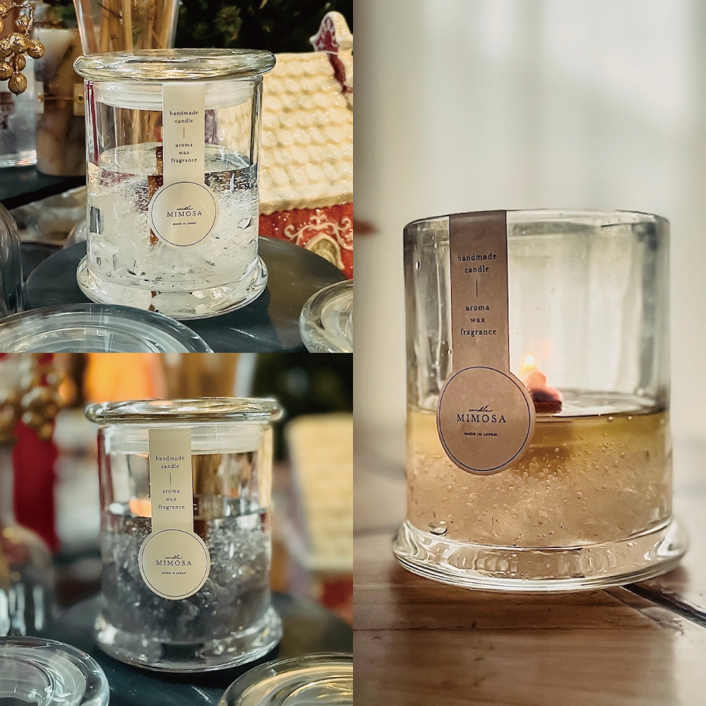 【MIMOSA】GEL CANDLE【想いを形に　大切な人への香りの贈り物】
