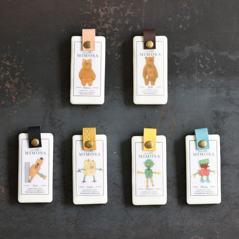 【MIMOSA】AROMA WAX  KEY CHARACTERS