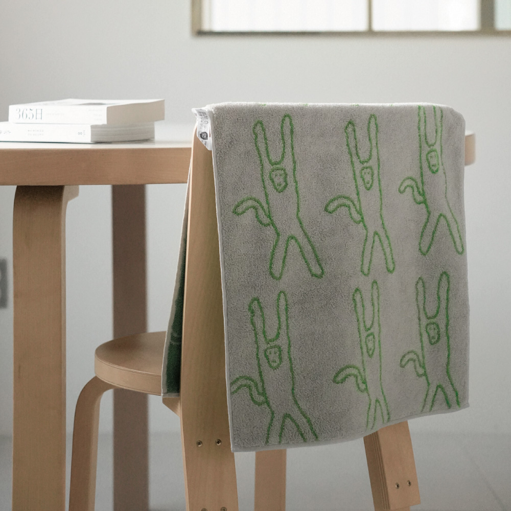 【WARMGREY TAIL】FACE TOWEL